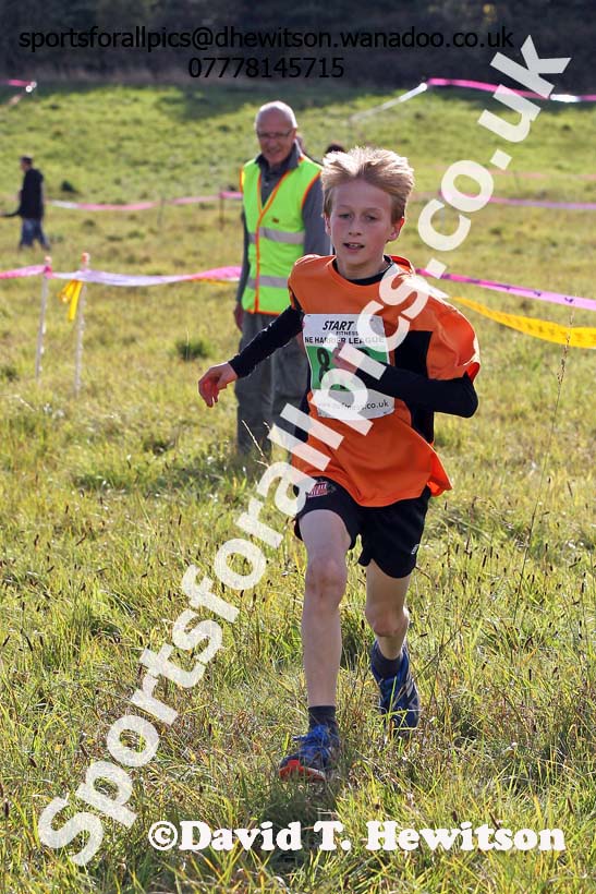 Boys under-13s, North East Harrier League, Cramlington. Photo: David T. Hewitson/Sports for All Pics